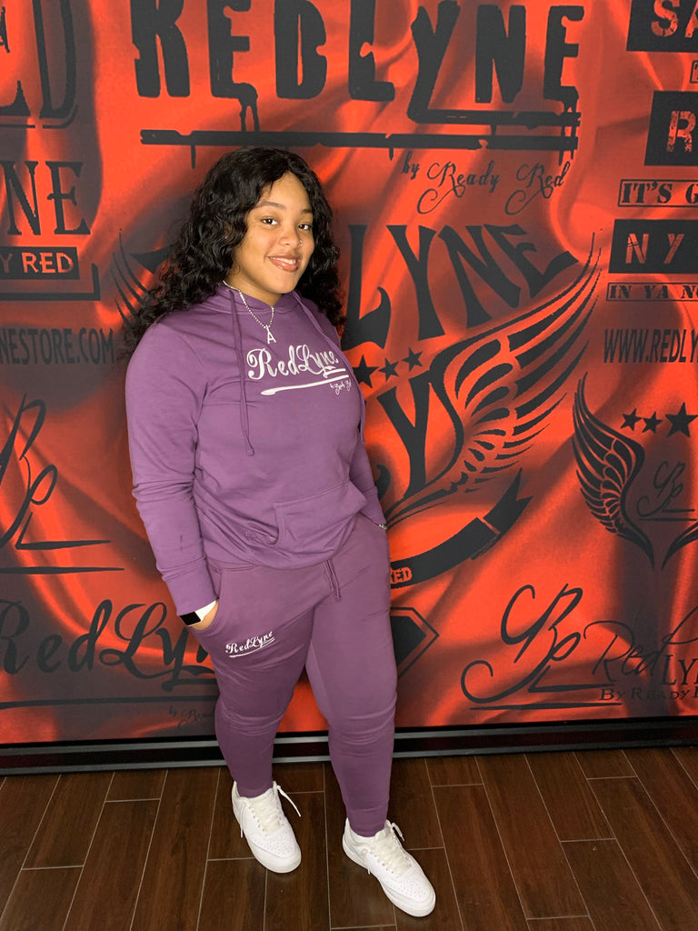Women’s Red Lyne By Ready Red Jogger Suit